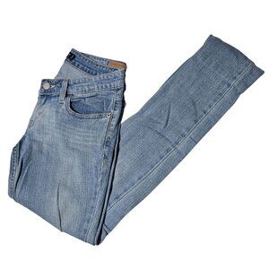 Levis Too Superlow 524 Jeans Womens Size 1 Skinny Light Wash Denim Pants